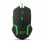 Mouse Esperanza MX205 Fighter USB 2400 DPI Nero Verde LED Ergonomico 6 Tasti