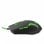 Mouse Esperanza MX205 Fighter USB 2400 DPI Nero Verde LED Ergonomico 6 Tasti