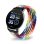 Media-Tech MT871 Bluetooth 44mm IPS Silver Correa Negra Multi Monitor Cardíaco SpO2 Sueño