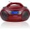 Reproductor CD portátil Blaupunkt BB18RD Rojo 4W FM USB MP3