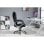 Bürostuhl Activejet YK7304 mit Massagefunktion und Heizung, gepolstert, schwarz