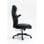 Silla Activejet YK7406-1 BK acolchada, reposabrazos y apoyo lumbar ergonómico