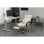 Bürostuhl Activejet YK7416 BE gepolstert Beige Leder PU Ergonomisch