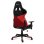 Silla gaming Huzaro Force 6.2 negra y roja respaldo ajustable 130kg
