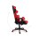 Silla gaming Huzaro Force 6.2 negra y roja respaldo ajustable 130kg