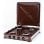Cuisinière gaz Ravanson K-04BR 4 feux pose libre marron couvercle métal