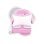 Silla gaming Huzaro Ranger 6.0 bucket ajustable rosa soporte 130 kg
