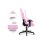 Silla gaming Huzaro Ranger 6.0 bucket ajustable rosa soporte 130 kg