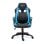 Butaca Gaming Huzaro FORCE 2.5 Reposabrazos Duro Cuero Altura Ajustable Negro Azul