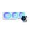 Refrigeration Liquide Roline Chieftec CLC-360-RGB-W 360mm 3 Ventilateurs RGB Blanc
