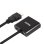 Adapter UNITEK Y-6333 HDMI 3.5 mm VGA Schwarz Plug and Play
