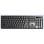 Clavier membrane Activejet K-3911W QWERTY US Sans Fil profil haut noir