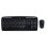 Teclado de membrana Logitech MK330 Layout US Wireless com rato incluído