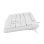 Clavier à membrane NATEC NAUTILUS QWERTY USB Blanc grandes touches