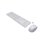 Teclado HP Combo 650 membrana inalámbrico con ratón blanco QWERTY inglés