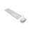 Teclado HP Combo 650 membrana inalámbrico con ratón blanco QWERTY inglés