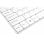 Clavier sans fil Esperanza EK122W QWERTY complet avec souris blanc