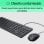 Clavier membrane HP 150 Layout EN filaire avec souris USB noir