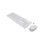 Teclado membrana HP Combo 230 Layout PT branco sem fios com rato