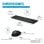 Tastiera a membrana HP Combo 650 Layout IT wireless con mouse incluso nero