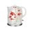 Bollitore Maestro MR-066-RED FLOWERS 1,5 L Ceramica Rosso Bianco 1200 W
