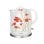 Bollitore Maestro MR-066-RED FLOWERS 1,5 L Ceramica Rosso Bianco 1200 W
