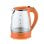 Bollitore Maestro MR064 1,7L 2000W Arancione Vetro con Indicatore livello