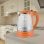 Bollitore Maestro MR064 1,7L 2000W Arancione Vetro con Indicatore livello