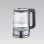 Bollitore Maestro MR053 1,7L 2200W vetro nero trasparente illuminato