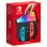 Nintendo Switch OLED Azul Neón/Rojo Neón + Mario Kart 8 Deluxe Nintendo Switch