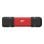 Unidad SSD Silicon Power DS72 1TB USB-A USB-C Roja Encriptación AES