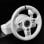 Volant Mars Gaming Mwh-rsxone Simracing Drivesense PC|PS3|PS4|Xbox One Series X-s|Switch Blanc