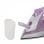 Ferro a vapor Esperanza EHI004 base cerâmica 2400 W cabo 1,5 m púrpura branco