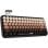 Ajazz 308i Teclado Compacto Sem Fios Bluetooth Layout ANSI Castanho