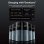 Vention FKGH0 Power Bank 27000mAh 200W con Pantalla TFT y Carga Rápida PD3.1 USB-C/A Gris