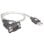 Techly IDATA USB-SER-2T Cabo Conversor USB para RS232 DB-9 0,45 m