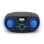 Radio CD Mooov 477415 Luminoso FM USB Repetición Aleatoria LCD