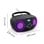 Radio CD Mooov 477415 Luminoso FM USB Repetición Aleatoria LCD