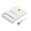 Techly Compact Smart Card Reader/Writer USB2.0 Branco I-CARD CAM-USB2TY