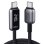 Cable USB-C INIU Leopard 240W 2m Negro con pantalla digital