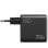 Cargador de pared INIU Leopard 70W compacto GaN 2x USB-C 1x USB-A negro