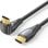 Cable HDMI Vention ALQBG 2.0 Acodado 4K 1.5m Negro chapado en oro