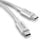 Cable USB-C NGS Zyro 60W-1 1m Carga Rápida 480 Mbps Blanco