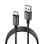 Cable USB NGS ZYRO-AC Black 1m USB-A a USB-C 15W 480Mbps PVC