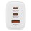 Steckdosenleiste Verbatim 32353 3 Steckplu00e4tze 2 USB-C 1 USB-A 65W GaN weiu00df