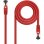 Cable de red Nanocable 10.20.2000-L25-R Cat.8.1 SSTP 0,25 m Rojo LSZH