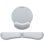 Pack Reposamuñecas Subblim Ergo Memoryflex Plata