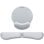 Pack Reposamuñecas Subblim Ergo Memoryflex Plata