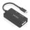 Convertidor de señal Aisens A109-0954 USB-C a DVI HDMI VGA 4K 15cm Negro