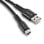 Cable USB NGS KNOT-AC USB-A a USB-C 1m carga rápida nylon trenzado negro